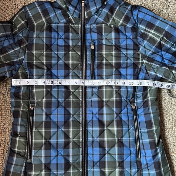 Lands End Blue and Green Plaid Jacket - Picture 11 of 13